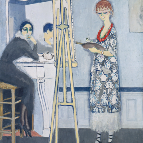 Kees Van Dongen, peinture, Passe temps honnête, 100 x 81 cm, daté 1920